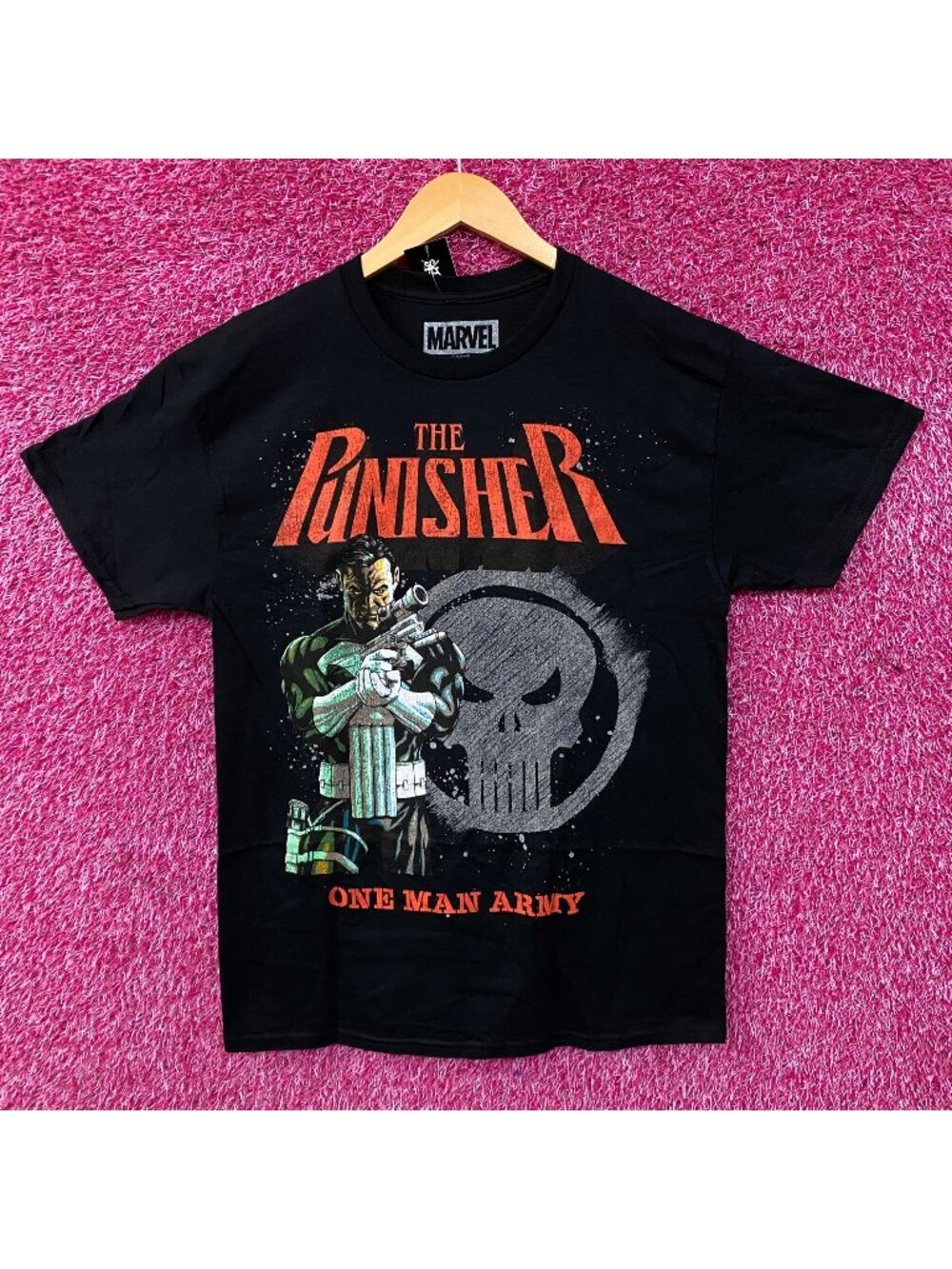 Marvel Punisher One Man Army Graphic T-Shirt Medium